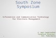 South Zone Symposium. PUDUCHERRY UT - Elections e-enabled