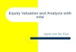 Equity Valuation and Analysis with eVal Apple and the iFad