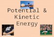 Potential & Kinetic Energy. What have you done today?