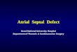 Atrial Septal Defect Seoul National University Hospital Department of Thoracic & Cardiovascular Surgery