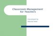 Classroom Management for Teachers Developed by Mitchie Neel