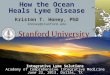 How the Ocean Heals Lyme Disease Integrative Lyme Solutions Academy of Comprehensive Integrative Medicine June 22, 2013, Dallas, TX Kristen T. Honey, PhD