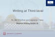Dr. Íde O’Sullivan and Lawrence Cleary Regional Writing Centre, UL Writing at Third-level
