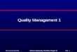 ©Ian Sommerville 2004Software Engineering, 7th edition. Chapter 27 Slide 1 Quality Management 1