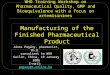 2006.01.09. Pogány - Guilin 1/36 WHO Training Workshop on Pharmaceutical Quality, G MP and Bioequivalence with a focus on artemisinines János Pogány, pharmacist,
