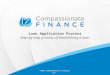 Loan Application Process Step-by-step process of establishing a loan ©2014 Comprehensive Finance, LLC