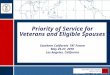 Employment and Training Administration DEPARTMENT OF LABOR ETA Priority of Service for Veterans and Eligible Spouses Southern California TAT Forum May