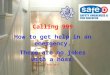 Calling 999 How to get help in an emergency. There are no jokes with a hoax. Year 5& 6