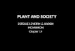 PLANT AND SOCIETY ESTELLE LEVETIN & KAREN MCMAHON Chapter 19