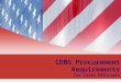 1 CDBG Procurement Requirements For Local Officials
