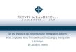 On the Precipice of Comprehensive Immigration Reform: What Employers Need To Know About The Changing Immigration Landscape By Jacob M. Monty