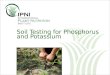 Soil Testing for Phosphorus and Potassium. Routine Soil Testing goals Rapid Affordable Predictive Reproducible Widely applicable Track changes in fertility