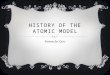 HISTORY OF THE ATOMIC MODEL Review for Quiz. Match the Atomic Model to the Person who designed the model. Use the Models Above Niels Bohr John Dalton