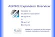 ASPIRE Expansion Overview Access to Student Assistance Programs In Reach of Everyone ASPIRE is a program of the Oregon Student Assistance Commission