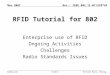 Nov 2007 Richard Paine, BoeingSlide 1 doc.: IEEE 802.11-07/2787r0 Submission RFID Tutorial for 802 Enterprise use of RFID Ongoing Activities Challenges