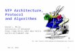 Sir John Tenniel; Alice’s Adventures in Wonderland,Lewis Carroll 7-Aug-151 NTP Architecture, Protocol and Algorithms David L. Mills University of Delaware