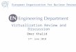 European Organization for Nuclear Research Virtualization Review and Discussion Omer Khalid 17 th June 2010