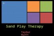 + Sand Play Therapy Taylor Wyatt. + Tools for Sand Play A 57 x 72 x 7 cm. Blue Tray Why Blue? Sand Dry or Wet Why Sand? Structure and Psychological Development