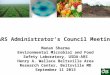 Manan Sharma Environmental Microbial and Food Safety Laboratory, USDA-ARS Henry A. Wallace Beltsville Area Research Center, Beltsville MD September 11