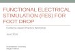 FUNCTIONAL ELECTRICAL STIMULATION (FES) FOR FOOT DROP Evidence-based Practice Workshop June 2015 Northeastern University Megan Helfrich