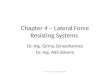 Chapter 4 – Lateral Force Resisting Systems Dr.-Ing. Girma Zerayohannes Dr.-Ing. Adil Zekaria 1Dr.-Ing. Girma Z. Dr.-Ing. Adil Z