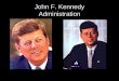 John F. Kennedy Administration. Election of 1960 Republicans nominated Richard Nixon to run for President As Vice President, he had gained a reputation