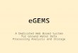 EGEMS A Dedicated Web Based System for Ground Water Data Processing Analysis and Storage