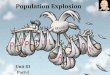 Population Explosion Unit III Part-I. Population