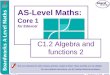 © Boardworks Ltd 2005 1 of 50 © Boardworks Ltd 2005 1 of 50 AS-Level Maths: Core 1 for Edexcel C1.2 Algebra and functions 2 This icon indicates the slide