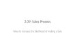 2.09: Sales Process Ways to increase the likelihood of making a Sale