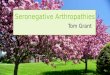 Seronegative Arthropathies Tom Grant. Professional spoon cleaner Dan Waite enters your clinic, and says that he has been casually reading about arthritis