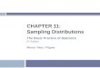 CHAPTER 11: Sampling Distributions The Basic Practice of Statistics 6 th Edition Moore / Notz / Fligner