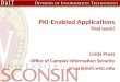 PKI-Enabled Applications That work! Linda Pruss Office of Campus Information Security pruss@doit.wisc.edu