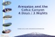 Arequipa and the Colca Canyon 4 Days / 3 Nights Contact us by e-mail: invtravelservice@hotmail.com