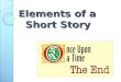 Elements of a Short Story. OBJECTIVES Identify elements of a short story Define elements of a short story Demonstrate mastery of short story elements