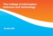 The College of Information Sciences and Technology ist.psu.edu