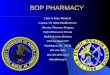 BOP PHARMACY Chris A. Bina, Pharm.D. Captain, US Public Health Service Director, Pharmacy Program Federal Bureau of Prisons Health Services Division 320