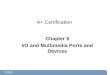 A+ Certification Chapter 6 I/O and Multimedia Ports and Devices