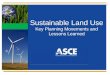 Sustainable Land Use Key Planning Movements and Lessons Learned