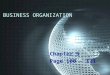 BUSINESS ORGANIZATION Chapter 5 Page 100 - 121. UNDERSTAND how ownership differs among sole proprietorships, partnerships, and corporations. GRASP the