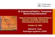 BI Experience/Opinion: Transporter Based Drug Interactions Clinical Pharmacology Subcommittee of Advisory Committee Meeting for Pharmaceutical Science