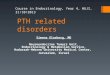PTH related disorders Course in Endocrinology, Year 4, HUJI, 31/10/2013 Simona Glasberg, MD Neuroendocrine Tumors Unit, Endocrinology & Metabolism Service,