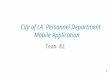 City of LA Personnel Department Mobile Application Team 02 1