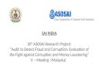 SAI INDIA 10 th ASOSAI Research Project: “Audit to Detect Fraud and Corruption: Evaluation of the Fight against Corruption and Money Laundering” V – Meeting