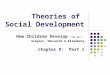 Theories of Social Development How Children Develop (3rd ed.) Siegler, DeLoache & Eisenberg Chapter 9: Part 1