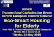 Reference Center for Healthcare of the Elderly of the Ministry of Health of the Republic of Croatia – Department of Health Gerontology WIDER Transnational