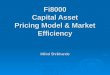 Fi8000 Capital Asset Pricing Model & Market Efficiency Milind Shrikhande