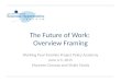 The Future of Work: Overview Framing Working Poor Families Project Policy Academy June 4-5, 2015 Maureen Conway and Vickie Choitz