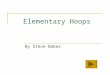 Elementary Hoops By Steve Baker Welcome to our basketball lesson! Today we will discover some new information about basketball. Click on what part of