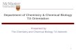 1 Department of Chemistry & Chemical Biology TA Orientation Presented by: The Chemistry and Chemical Biology TA Network